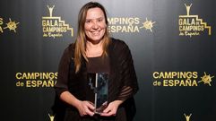 Susi Otero Acua, CEO de Cmping de Ons, en la gala celebrada en Madrid