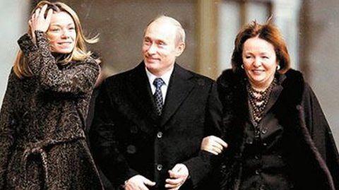 Ludmila Pútina, cuando todavía estaba casada con Vladimir Putin.