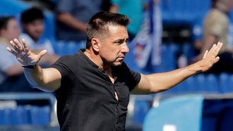 Fran Alonso, entrenador del D�por Abanca