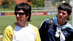 El padre de Messi y uno de sus hermanos