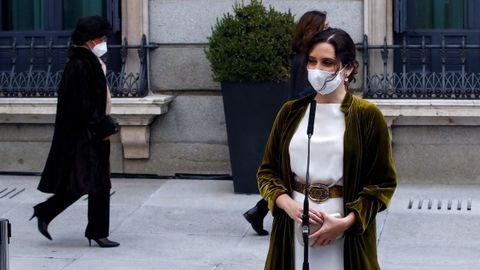 Isabel D�az Ayuso, este domingo, en el Congreso