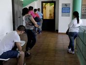 A media ma�ana las esperas no eran llamativas. 