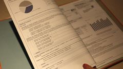 Imagen de archivo de un recibo de electricidad.