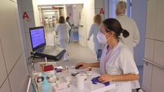 Foto de archivo del servicio de geriatr�a del hospital de Lugo