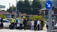 Llegada al aeropuerto de Alvedro de los familiares de las vctimas gallegas del Argos Georgia.