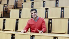 Efr�n �lvarez, en la Facultade de Direcci�n de Empresas de Lugo