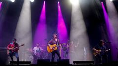 Concierto de Sidecars durante las fiestas de A Coru�a.