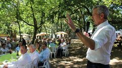 Rueda asisti� al Xantar da Terceira Idade, en A Lama