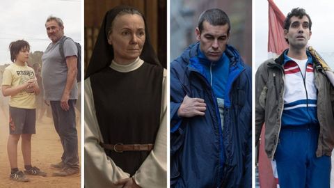 Fotogramas de&nbsp;&laquo;Sir&acirc;t&raquo;, &laquo;Los domingos&raquo;, &laquo;Muy lejos&raquo; y &laquo;Rondallas&raquo;