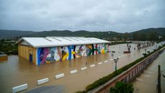 Las inundaciones provocadas por la borrasca Leonardo en San Mart�n del Tesorillo (C�diz).