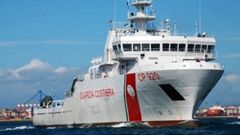 La patrullera Gregoretti, de la Guardia Costera italiana