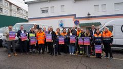 Imagen de la presentaci�n de la campa�a solidaria de Protecci�n Civil de Ourense