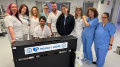 La m�sica de piano en directo lleg� a varias �reas del hospital ourensano