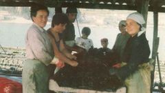 Fotograf�a recopilada por Opmega y Mulleres Salgadas para la exposici�n que preparan con el objetivo de reconocer el papel de las mujeres en el sector mejillonero gallego