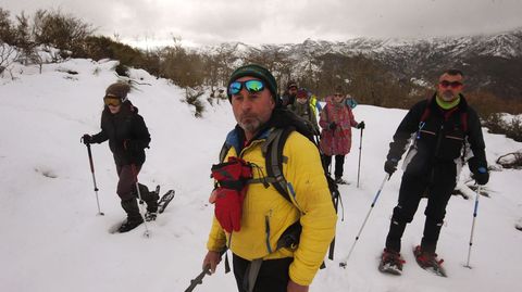 Guillermo D�az Aira es gu�a de monta�a en la empresa Coureleando