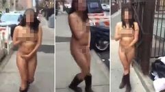 Una joven, obligada a pasear desnuda por la calle
