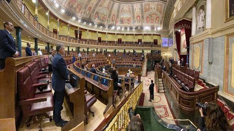 Minuto de silencio en el Congreso