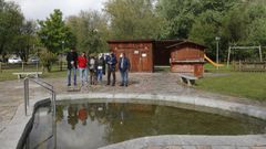 El delegado de la Xunta, Gabriel Al�n, visit� el �rea termal de Barbantes con el alcalde, Jos� Manuel Rodr�guez