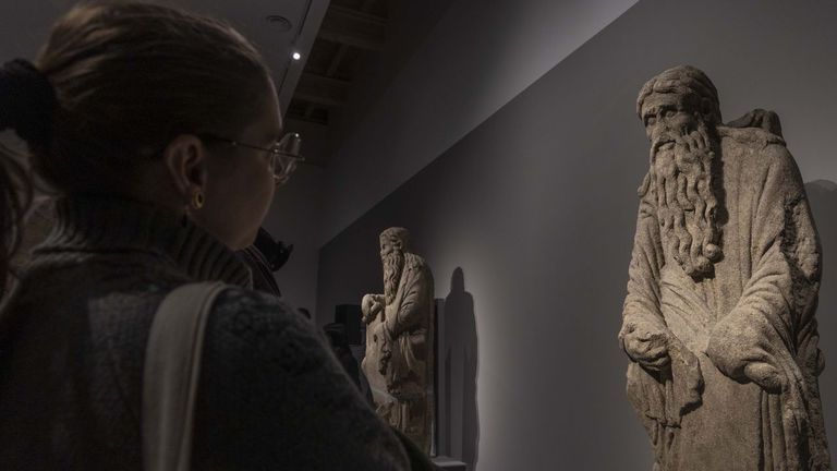 Las estatuas se exhiben en el ala sur de Bonaval hasta el 26 de julio