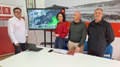 Los socialistas de Poio presentaron su propuesta de acceso este viernes