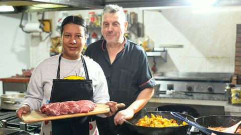 Ani y Cndido, del emblemtico bar Victoria. 