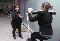 Margarida Cardoso se puso hace siete a�os al frente del gimnasio del que antes era clienta. 