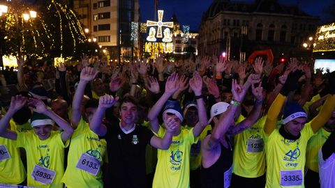 Participantes en�la San Silvestre de Oviedo