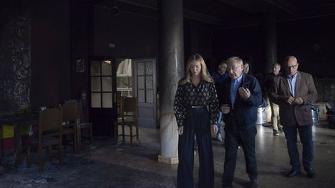 La conselleira de Pol&iacute;tica Social, Fabiola Garc&iacute;a, visit&oacute; el centro de menores migrantes de Monforte d&iacute;as despu&eacute;s del ataque para interesarse por la investigaci&oacute;n y mostrar su apoyo y preocupaci&oacute;n