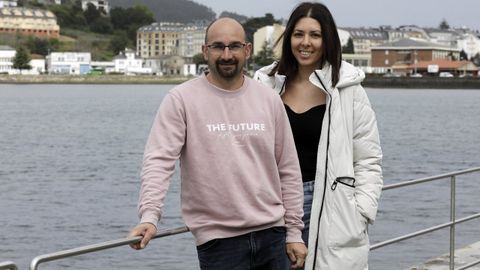 Adri�n Casas y Tamara Ferro, de Seiramar, que comenz� a organizar fiestas en el 2012