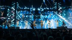 La orquesta Panorama, en un reciente concierto, estará de nuevo en Quiroga