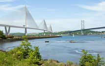 Recreaci�n del futuro puente de Edimburgo (izquierda), obra de donde procede el nuevo gerente de Rande