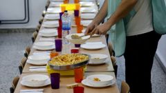 Imagen de archivo de un comedor escolar