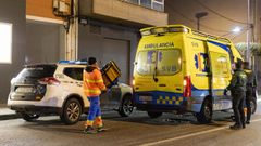 Imagen del jueves, pasadas las ocho de la tarde, en la avenida Eduardo Pondal