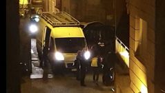 Registro realizado en la madrugada de este jueves en San Tom�, Cambados.