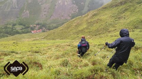 Rescate de un monta�ero en Cabrales