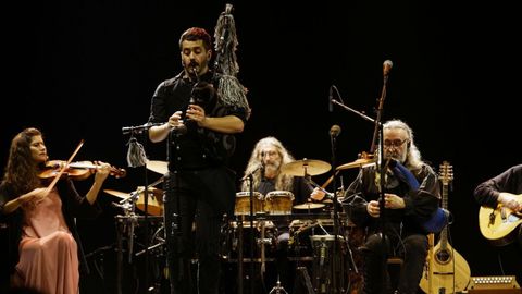 Luar na Lubre en concerto.