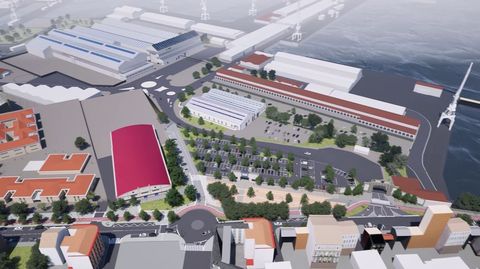 Vista global de�la zona, en una recreaci�n virtual difundida por el Ayuntamiento este lunes.