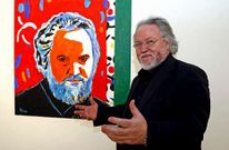 O pintor Ant�n Pulido incl�e en todas as s�as exposici�ns un autorretrato<span lang= es-es >. </span>