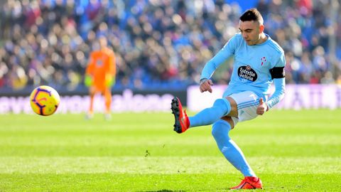 Getafe-Celta (3-1) de Primera el 9 de febrero del 2019.