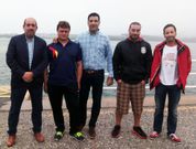 Yanes, Romillo, Casti�eira, Moreda y Burundarena en la presentaci�n.