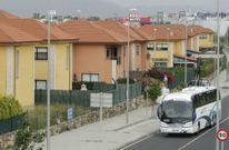 Imagen parcial de la urbanizaci�n Ciudad Jard�n, en la zona de O Boial. 