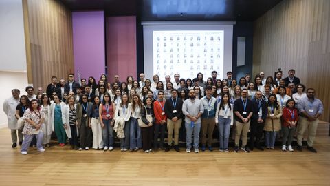 Acto de bienvenida en el HULA de los nuevos residentes que se incorporan al área sanitaria de Lugo, A Mariña y Monforte.