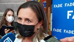 La presidenta de la Federaci�n Asturiana de Empresarios (FADE), Mar�a Calvo