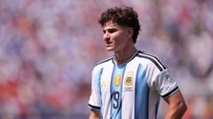 Juli�n �lvarez, durante la final del Mundial entre Argentina y Espa�a