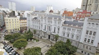 Palacio de Justicia, en A Corua, sede del TSXG