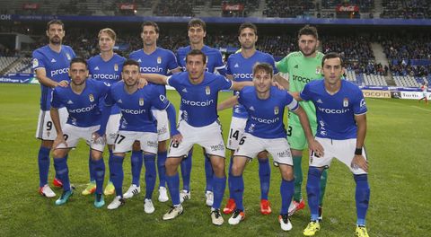 Alineacin del Real Oviedo en el partido ante el Lugo de la 16/17