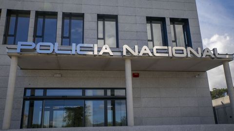 Comisara de la Polica Nacional de Ribeira, ubicada en el lugar de Fontn