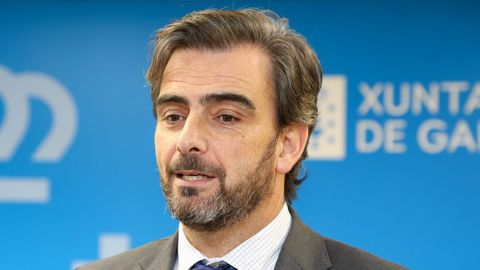 El conselleiro de Presidencia, Xustiza e Deportes, Diego Calvo.