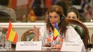 Valentina Mart�nez Ferro, diputada en el Congreso del PP, este mi�rcoles en el Parlamento ucraniano.