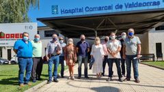 Representantes socialistas critican la situaci�n del hospital valdeorr�s